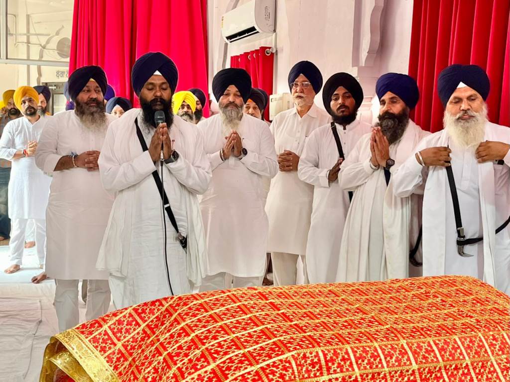 Sri Akhand Path Sahib was celebrated at Gurdwara Amb Sahib for the release of Bandi Singhs